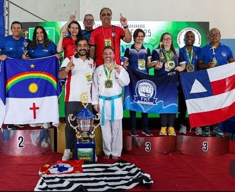 Imagem do post Seleção Baiana brilha e conquista 61 medalhas na Final do Brasileiro de Karate 2025