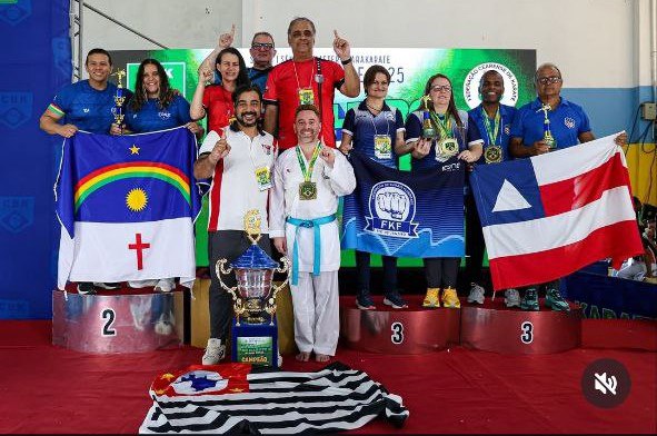 Seleção Baiana brilha e conquista 61 medalhas na Final do Brasileiro de Karate 2025