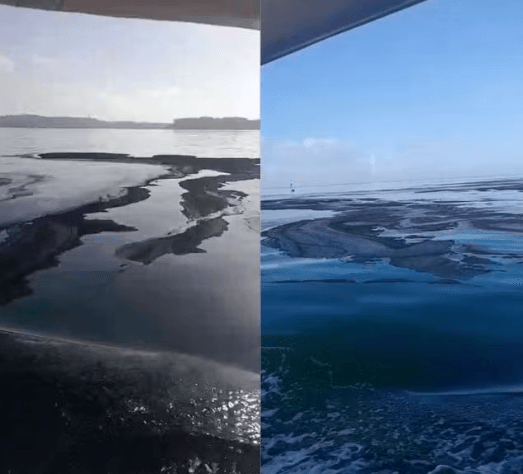 Mancha misteriosa aparece no mar da Bahia e assusta pescadores