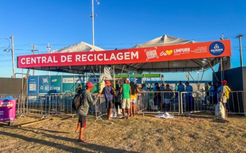 Imagem do post Central de Reciclagem transforma Virada Salvador 2026 em referência de sustentabilidade e renda para catadores