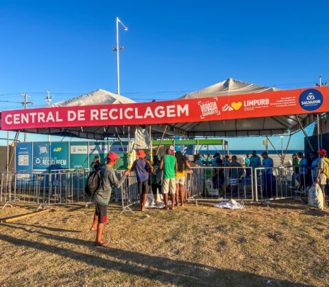 Imagem do post Central de Reciclagem transforma Virada Salvador 2026 em referência de sustentabilidade e renda para catadores