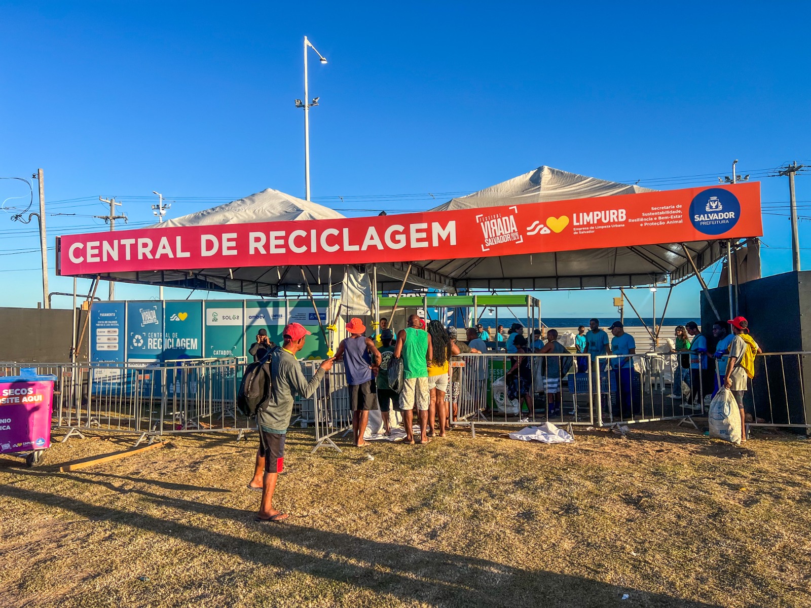 Central de Reciclagem transforma Virada Salvador 2026 em referência de sustentabilidade e renda para catadores