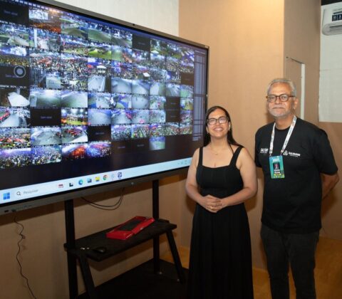 Imagem do post Ana Paula Matos acompanha centro de monitoramento do Virada Salvador e destaca tecnologia ampliada