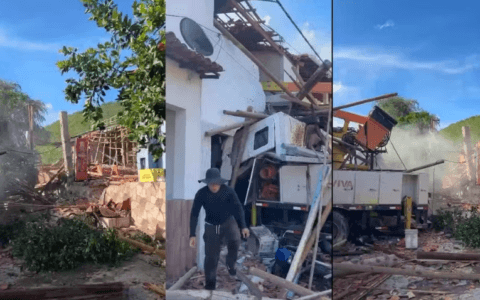 Imagem do post Caminhão perde controle, invade imóvel e mata cinco na Chapada Diamantina