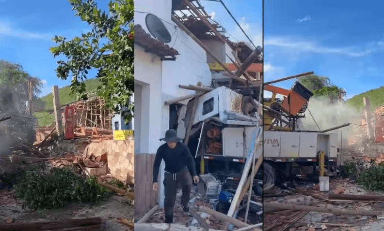Caminhão perde controle, invade imóvel e mata cinco na Chapada Diamantina