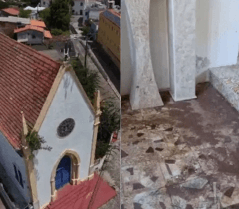 Imagem do post Justiça interdita capela histórica em Itaparica por risco de desabamento