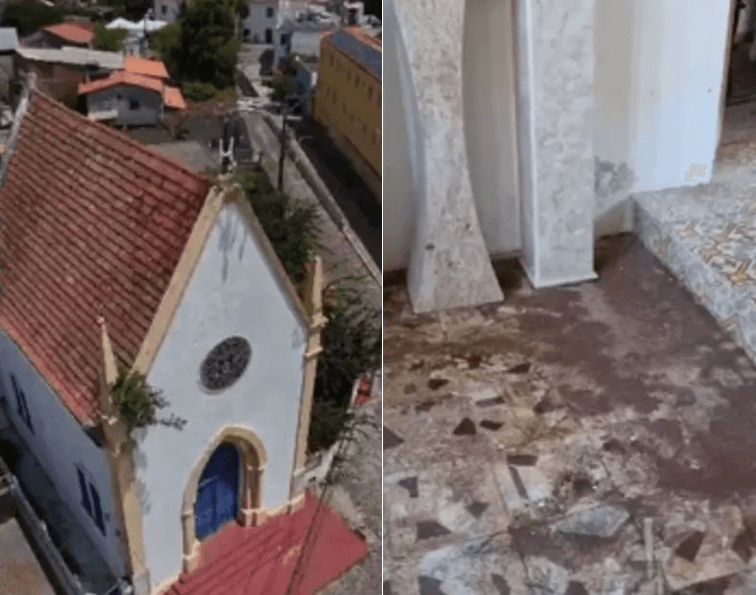 Justiça interdita capela histórica em Itaparica por risco de desabamento