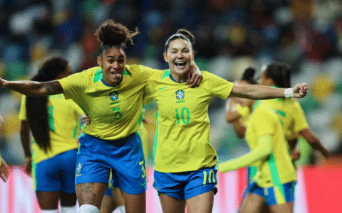 Imagem do post Brasil domina Portugal e fecha 2025 com goleada feminino