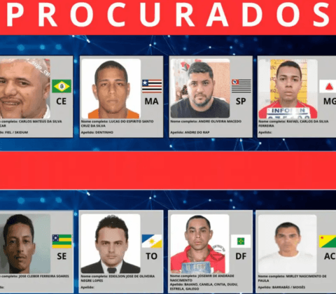Imagem do post Governo lança lista dos bandidos mais procurados do Brasil