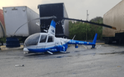 Imagem do post Helicóptero da Band faz pouso de emergência em Guarulhos