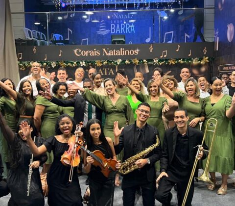 Imagem do post Natal no Shopping Barra: 25 corais se apresentam a partir de terça