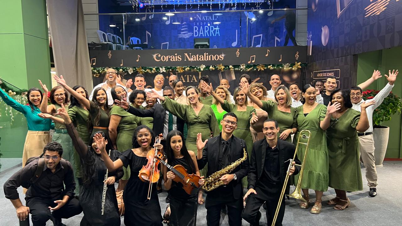 Natal no Shopping Barra: 25 corais se apresentam a partir de terça