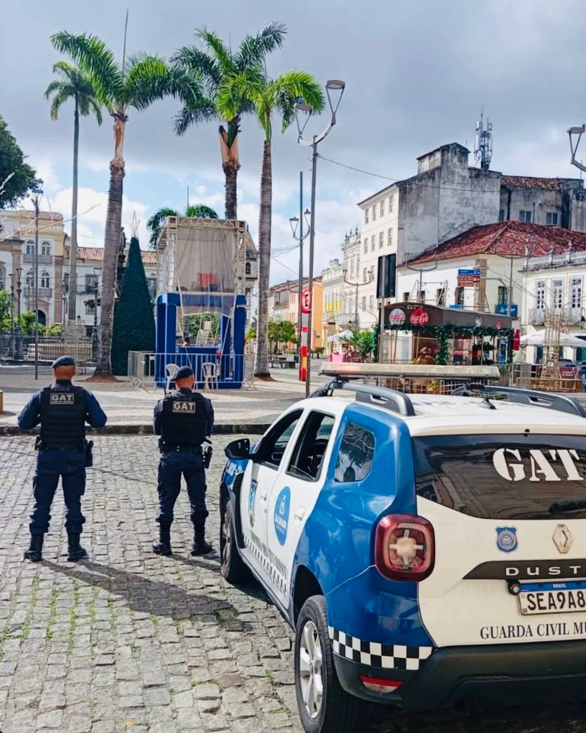 Natal Salvador 2025: Segurança reforçada com tecnologia e blitzes no Centro Histórico