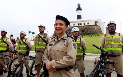 Imagem do post Operação Verão: Patrulha ciclística aumenta segurança nas praias da Bahia