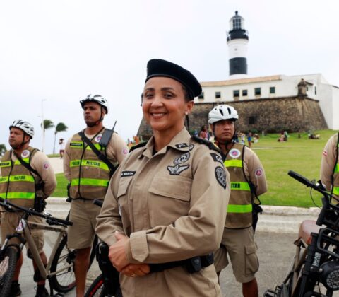Imagem do post Operação Verão: Patrulha ciclística aumenta segurança nas praias da Bahia