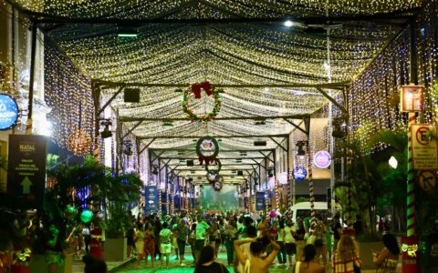 Imagem do post Natal Luz Salvador 2025: Rua Chile brilha com 25 milhões de lâmpadas