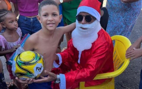 Imagem do post Natal Solidário leva alegria às crianças de Boa Vista do Lobato