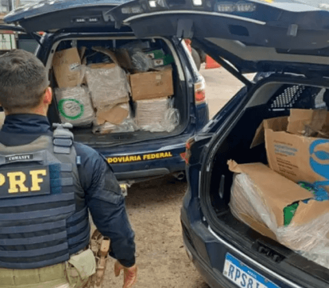 Imagem do post Caminhão é flagrado com 340 kg de drogas na BR-116