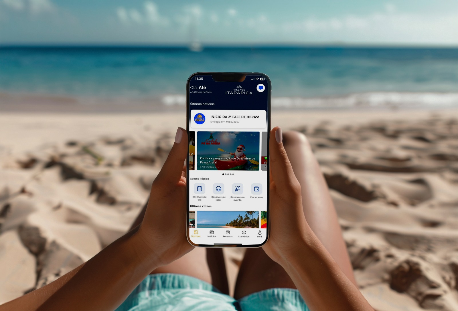 Village Itaparica lança APP com benefícios exclusivos