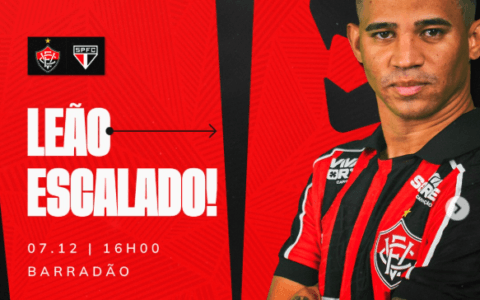 Imagem do post Vitória definido para decisão contra o São Paulo no Barradão