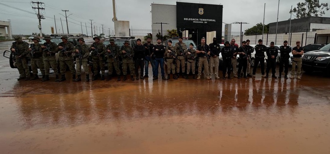 Operação Lagoa Blindada prende suspeitos de tráfico, posse ilegal de arma e tentativa de homicídio em Iraquara