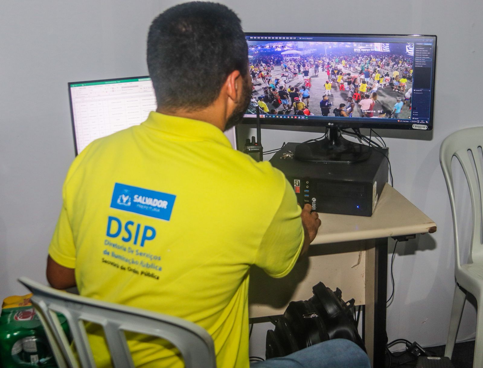 Tecnologia e luz garantem segurança no Virada Salvador 2026