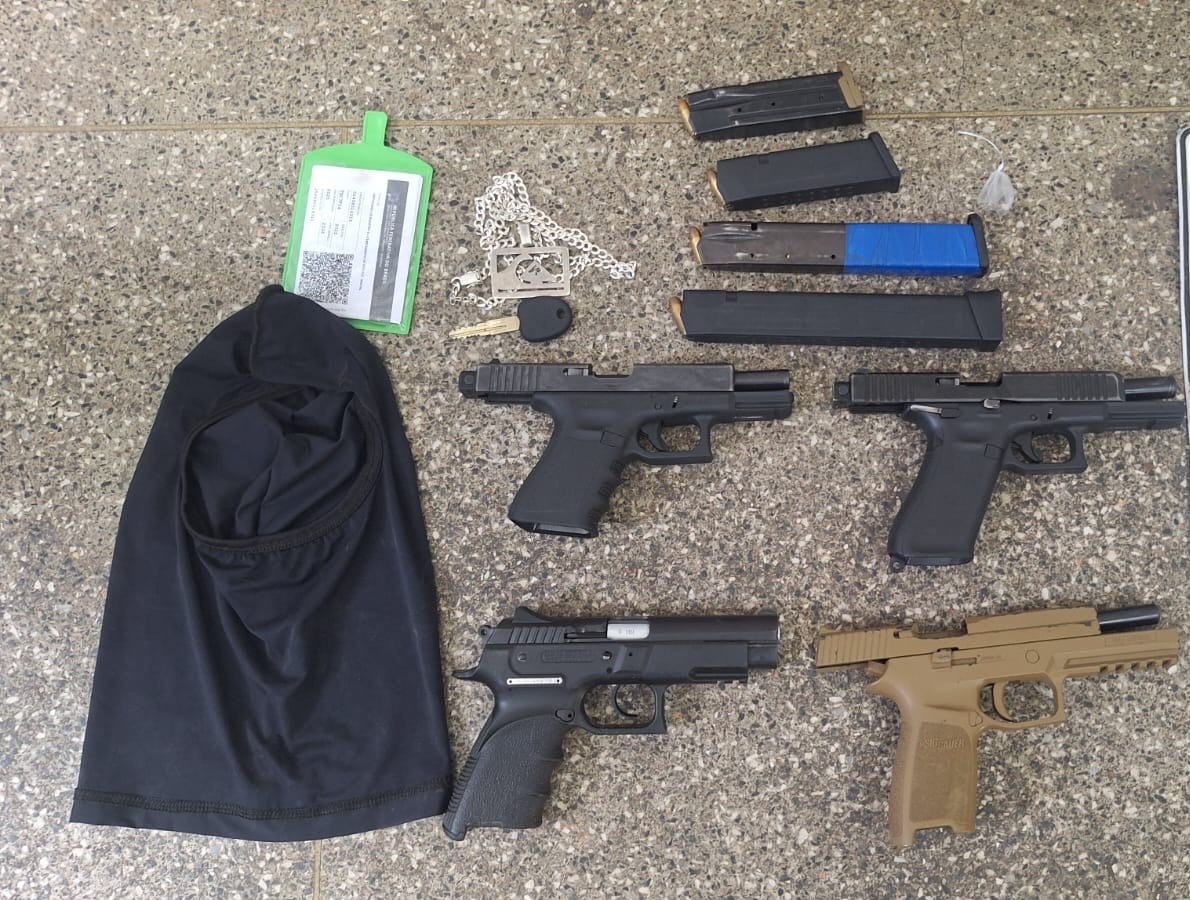 PM prende quatro indivíduos e apreende armas de fogo durante a Operação Verão