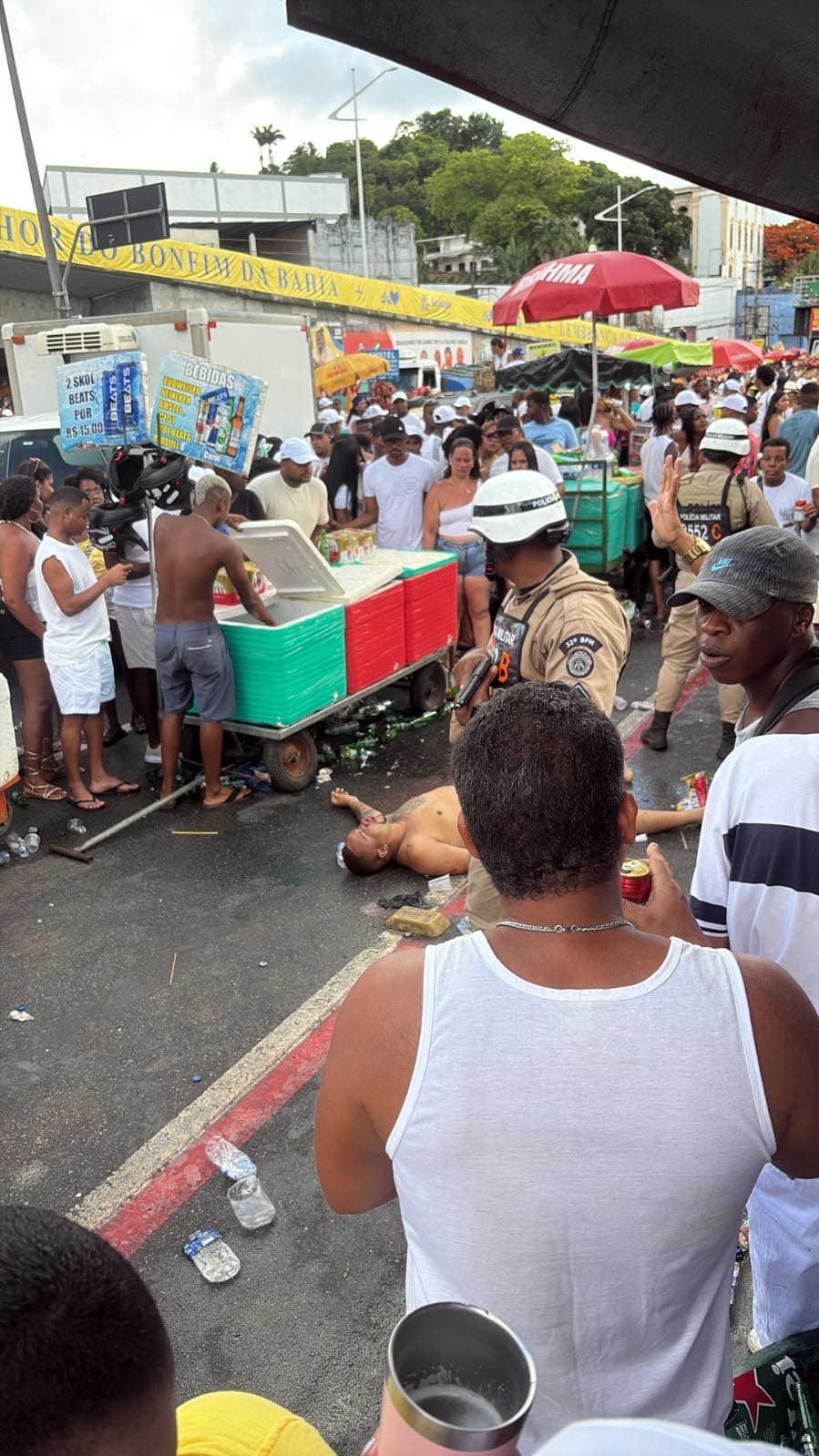 Homem é morto a tiros durante Lavagem do Bonfim 