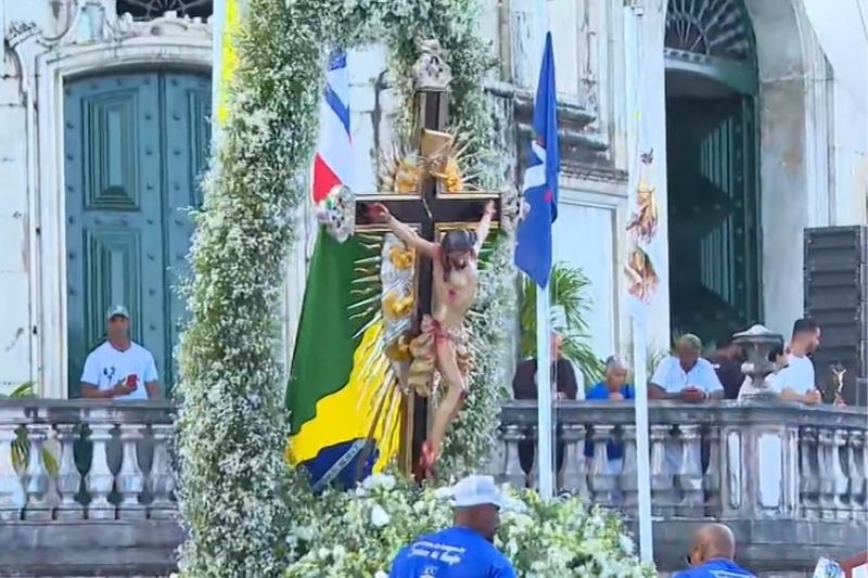 Saída da imagem marca início oficial da Lavagem do Bonfim nesta quinta (15)