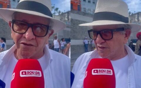 Imagem do post “A Bahia está com Jerônimo”, diz Caetano durante a Lavagem do Bonfim