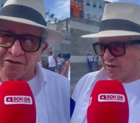 Imagem do post “A Bahia está com Jerônimo”, diz Caetano durante a Lavagem do Bonfim