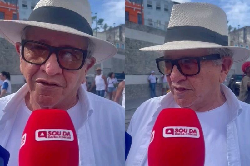 “A Bahia está com Jerônimo”, diz Caetano durante a Lavagem do Bonfim