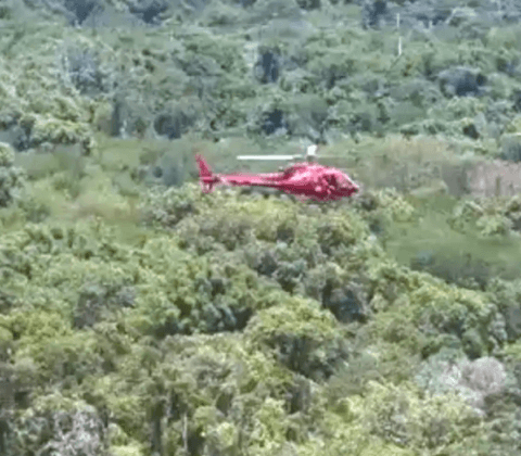 Imagem do post Helicóptero cai em área de mata no Rio e deixa três mortos