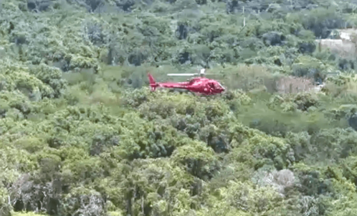 Helicóptero cai em área de mata no Rio e deixa três mortos