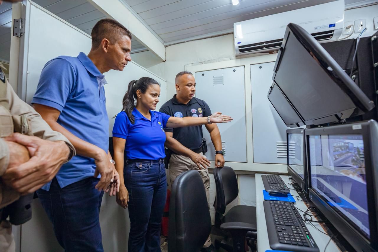 Central móvel da SSP-BA reforça a segurança da Mica Lauro