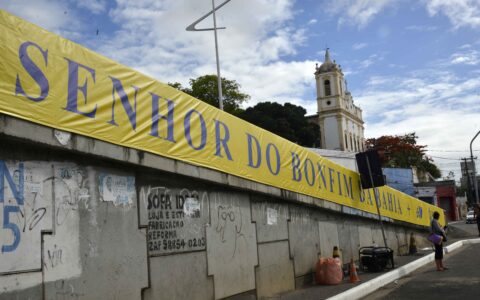 Imagem do post ‘Fitona’ gigante de 85 metros do Senhor do Bonfim vai surpreender fiéis no trajeto da Lavagem