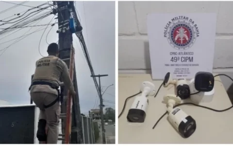 Imagem do post BBB do tráfico: Polícia desmonta câmeras de segurança instaladas por traficantes