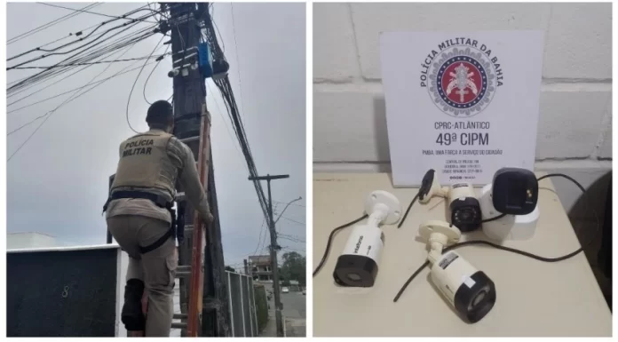 BBB do tráfico: Polícia desmonta câmeras de segurança instaladas por traficantes