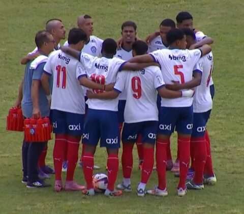 Imagem do post Garotada do Bahia antecipa estreia do BMG como novo patrocinador em 2026