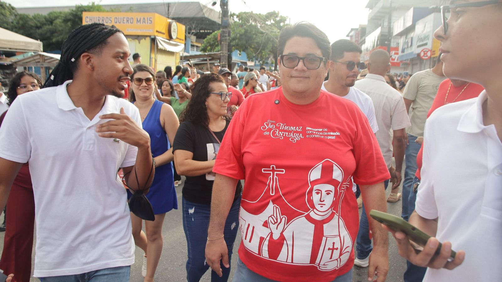 “Camaçari já está mudando para melhor”, afirma Tagner durante festa do padroeiro