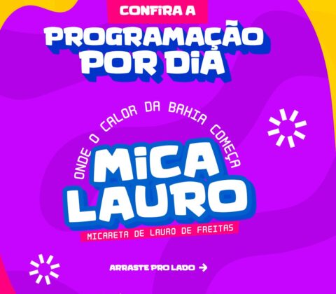 Imagem do post Grade da Mica Lauro é divulgada com as atrações definidas para os três dias de festa
