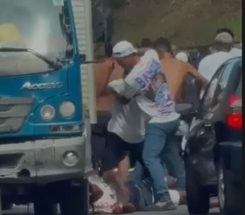 Imagem do post Membros da Bamor espancam possível torcedor da TUI