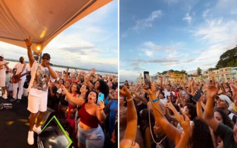 Imagem do post Após sucesso em show gratuito no metrô de Salvador, Psirico repete ação com “Semáforo” e lota bairro de Vitória, no Espírito Santo
