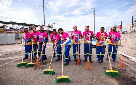 Imagem do post Bloco da limpeza e reforço na iluminação sustentam a alegria da Mica Lauro