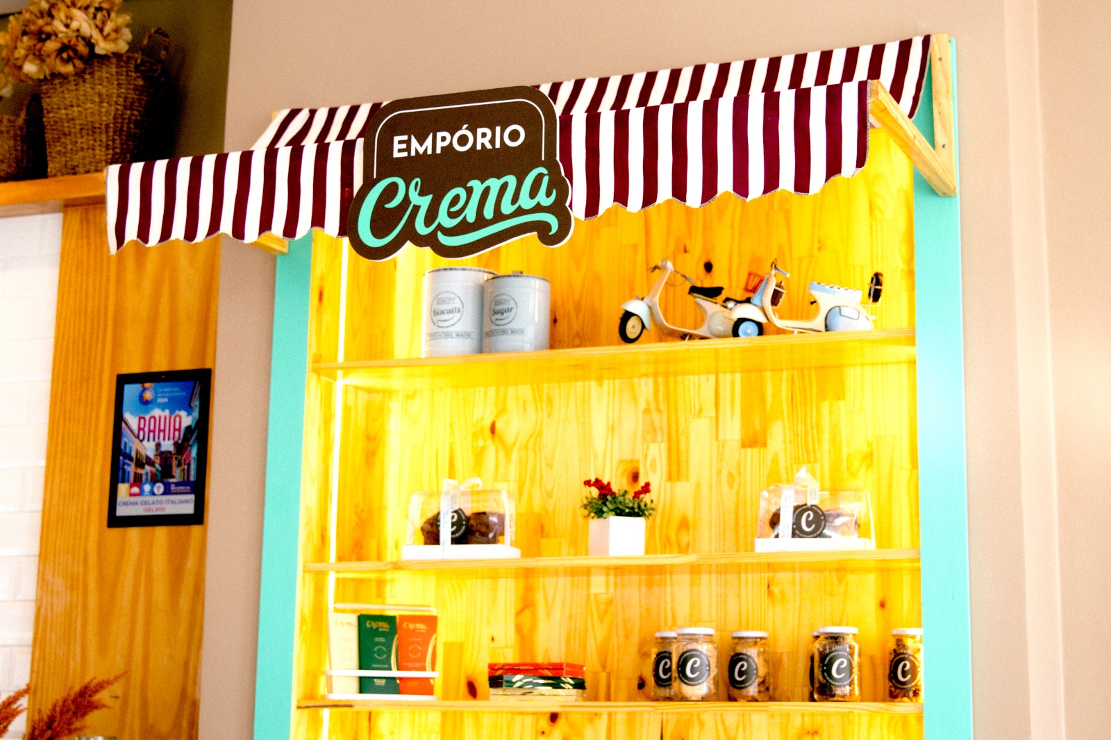 Crema Gelato reabre unidade do Rio Vermelho com visual renovado e menu ampliado