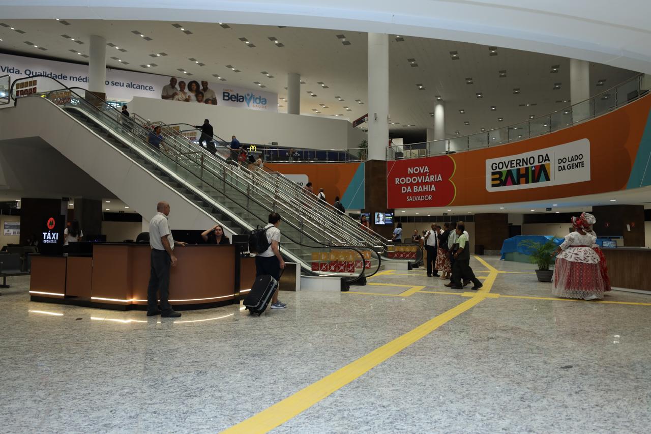 “Padrão aeroporto”: Nova Rodoviária da Bahia começa a operar