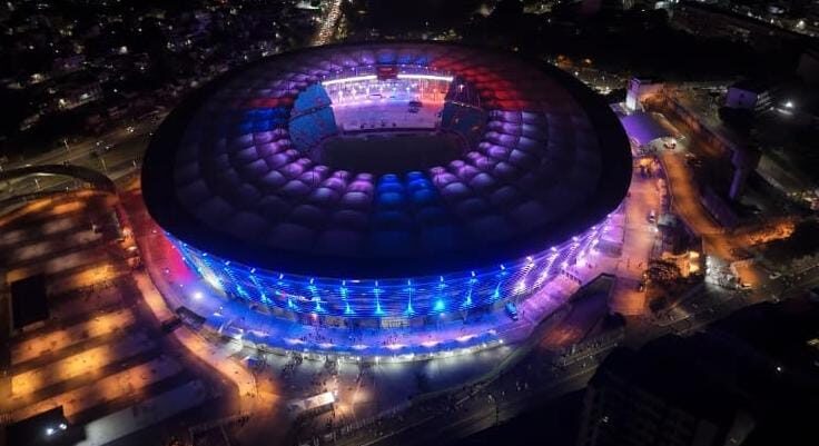 Arena Fonte Nova revoluciona com iluminação de última geração