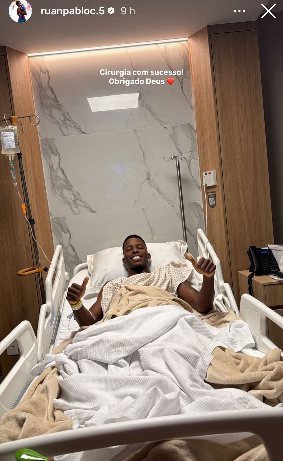 Ruan Pablo passa por cirurgia no tornozelo e pode ficar até seis meses fora dos gramados