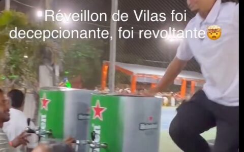Imagem do post “Falta de respeito”: influenciador denuncia falta de cerveja no Réveillon de Vilas