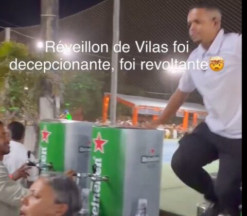 Imagem do post “Falta de respeito”: influenciador denuncia falta de cerveja no Réveillon de Vilas